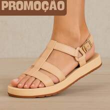 Papete Sandália Feminina Confortável Macia Leve Ideal Para Caminhada Design Anatômico - JJB