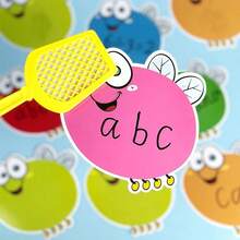 Erasable Fly Swatter Cards, Blank Cards, Kindergarten Clapping Games, Montessori Education, DIY Learning Cards, Educational Supplies,Back To School - Multicolor - View 10