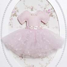 Quadrinho Quarto Saia Bailarina Tutu Ballet Quarto Bebê Infantil Decoração