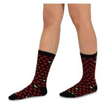 Valentine's Day Socks For Women 3-Pair - Love Crew Socks - Women's Shoe 6-9 - Cotton- Mother's Day Gift Ideas - 如圖702 - 查看 4