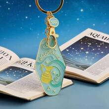 Bộ 12 móc khóa tráng men hình 12 cung hoàng đạo, thích hợp làm quà tặng cho bạn bè, gia đình, quà sinh nhật và phụ kiện trang trí túi xách. - Nhiều màu - Xem 23