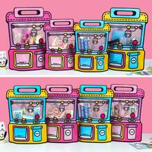 Sacs cadeaux transparents colorés et mignons avec fenêtre et design de poignée, convenant au stockage de bonbons pour les fêtes d'anniversaire, les remises de diplômes, les activités en classe, la décoration de sacs à dos et de chambres