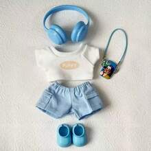 Ubranka dla lalek , świąteczne stroje dla lalek o wzroście 15,01-16,99 cm, urocze akcesoria do lalek Q Edition, interaktywne prezenty, świąteczne stroje dla lalek (lalka nie jest dołączona)