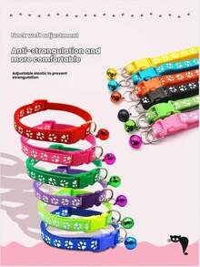 Anillo de cuello universal para perros, gatos, gatos, perros pequeños y medianos, correa de tracción ajustable para mascotas, anillo de cuello, anillo de cuello con campana