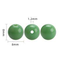 60 件 6*8 毫米彩色玻璃光滑圆珠，DIY 配件材料，适用于手链、项链、鞋子、帽子、包包、钥匙扣、手机吊饰等 - 6*8mm桶珠 - 查看 9