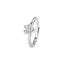 1pc Floral Shaped Open Ring Jewelry, Versatile Minimalist Luxury Design Jewelry, Gift Accessory