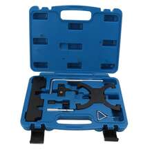 Juego de 7 piezas de herramientas para el ajuste del árbol de levas del motor, recambio para motores F*ord 1.6 EcoBoost Duratech 1.5L y 1.6L. Incluye herramienta de bloqueo de la rueda dentada del árbol de levas, pasador de bloqueo de la polea tensora, pasador de sincronización del volante, herramienta de alineación de la polea del cigüeñal, pasador de bloqueo del cigüeñal, pasador de sincronización del árbol de levas y del cigüeñal, y palanca de ajuste del árbol de levas.  Traducción realizada con la versión gratuita del traductor DeepL.com - Negro - Ver 8