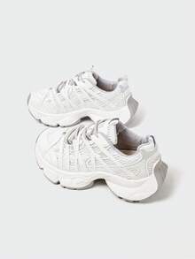 MASKERT Women's Multifunctional Fashionable Casual Shoes, Women's Thick Soled Height Increasing Casual Shoes, Running Sports Shoes, Daily Matching Casual Shoes - White - View 4