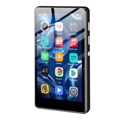 80GB MP3 播放器，带蓝牙和 WiFi，SWOFY 音乐播放器，带 Spotify，音乐，M503Pro 4.0 英寸触摸屏安卓 MP4 儿童 MP3 播放器，带 Libby、Audible、Spotify Kids、FM 收音机