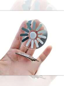 搞怪“装弹”头带，透明材质搭配黑灰色螺旋桨设计，造型简约又不失创意，夹在头发上就像在进行装弹的过程，非常有趣 - 彩色 - 查看 5