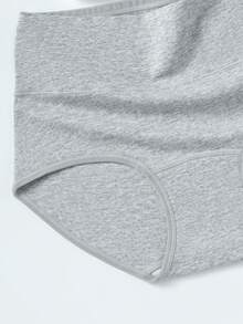 4条装女士纯棉高腰无缝透气三角内裤 - 彩色 - 查看 4