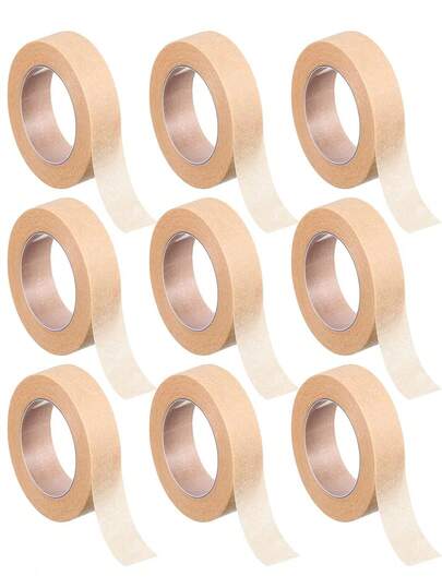 3 Rolls Eyelash Extension Tapes, Nose Shaping Tapes, Micro-Porous Tapes, Paper Tapes - Breathable, Easy To Tear, Eyelash Isolation Tapes, Disposable Non-Woven Tapes, Skin-Colored Tattoo & Scar Tapes