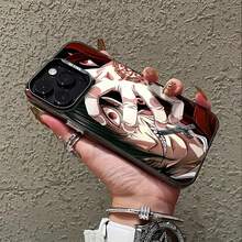 Funda de Teléfono Anime Japonés Hellsing Ultimate para 17, 16e, 16, 15, 14, 13, 12, 11,, Pro X XR XSMAX 8, Plus - Cubierta Trasera Mate Anticaídas, Mercancía de Anime,Accesorioóvil,Tema de Hellsing,Cultura,Caja Moldeada por Inyección,Carcasa de Teléfono Duradera,Funda Protectora para Teléfono,Coleccionistas,Amantes del Art17 17promax - Negro - Ver 4