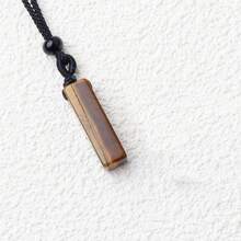 1件天然紫水晶粉色水晶长方形吊坠，DIY项链饰品配件 - 幾何吊墜項鍊 - 查看 18