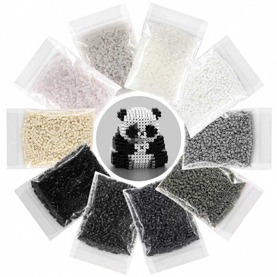 1000/2000/5000 piezas Cuentas de fusión mini de 2.6mm Cuentas de hierro de rompecabezas de píxeles Cuentas de fusión Manualidades hechas a mano de alta calidad DIY