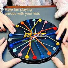 1 قطعة لعبة لوح تحدي العقدة: لاعبين اثنين تنافسية، لعبة تفاعلية تعليمية، أداة تدريب على التركيز والمنطق، لعبة استراتيجية مبتكرة، هدايا للأولاد والبنات، عيد الميلاد - متعدد الألوان - مشاهدة 3