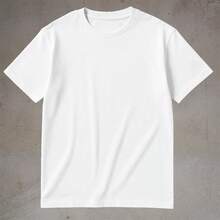 Plain Basic T-Shirt Kit 3 Units Unisex Men's Shirt Black Navy White 100% Cotton - Nhiều màu - Xem 7