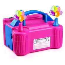 3 Boquillas de inflado Bomba inflador de globos con aire eléctrica para fiestas cumpleaños bodas eventos infantiles inflado rápido práctico fácil de transportar uso profesional y doméstico - Tipo de Enchufe A USA (110-127V) - Ver 3