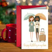 1 pièce Carte de vœux d'anniversaire humoristique avec chat, cadeau d'anniversaire unique, croquis amusants de chat, renard et lion, en papier, parfait pour les amis, la famille, les amateurs de chiens/chats, souhaits d'anniversaire créatifs avec enveloppe, idéal pour les célébrations de Noël et d'Action de grâce