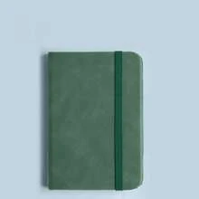 1pc/2pcs Mini Portable A7 Notebook/Pocket Book, Leather Cover, Thickened Inner Pages, Waterproof And Wear-Resistant, Bandage Plaid Design, Privacy Protection, Compact Notebook For Students, Diaries, Memo Pads, Vocabulary Books, Gifts, School Supplies, Travel & Work Essentials (Bandage Plaid Color Random) - Multicolor - View 31