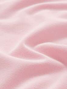 基本款简约圆领双层无缝修身长袖上衣 - 粉色 - 查看 6