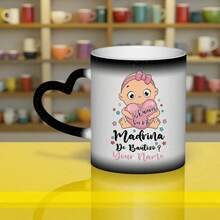 11 Oz Personalized "Do You Want To Be My Godmother?" Coffee Mug Spanish Christian Mug Godmother Proposal Mug Baptism Godparent Mug Ceramic Glossy Mug Godparent Gift Coffee Ceramic Mug Godmother Gift Faith Gift Glossy Surface Design Handmade Mug Reusable Mug Novelty Coffee Mug Commemorative Mug Gift Shopper Baptism Participant - 紅色的 - 查看 1