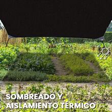 Malla Sombra Para Jardin Raschel 90% 6x4 Mts Maya Reforzada - Negro - Ver 3