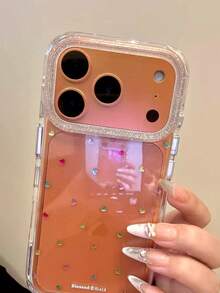 菱形闪光兼容 13 Pro Max 手机壳，时尚 13 Pro INS 风格 13 3D 12 防摔 12 Pro Max 新款 11/XS - 無色 - 查看 2