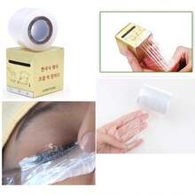 Envoltura de plástico para tatuajes, especial para cejas y labios en salones de belleza, con rollo pequeño de envoltura de plástico, película auxiliar para cubrir cejas. Adecuado para salones de belleza profesionales.