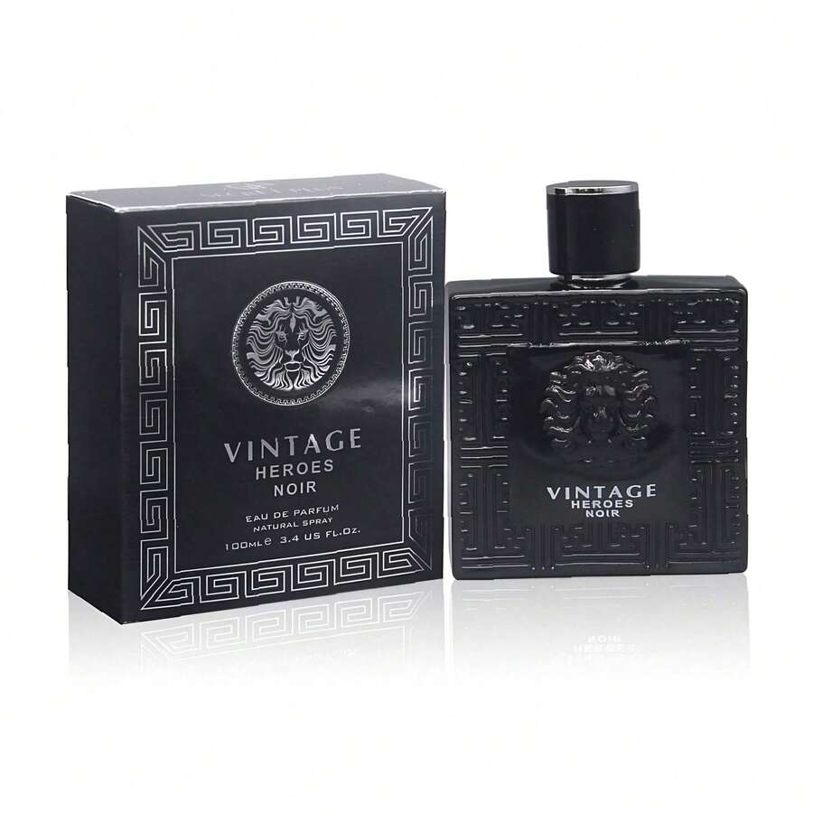 Vintage Heroes Noir Eau De Parfum For Men | 100ml Fruity Floral Fragrance | Timeless & Magnetic Scent | Natural Spray | All Skin Types. - 水果&柑橘香調 - 查看 1