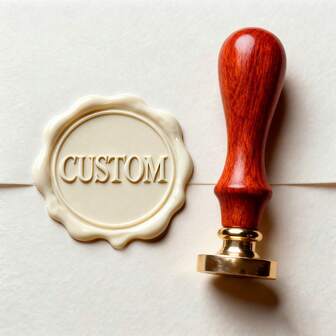 Custom 25mm Wax Seal Stamp Kit For Wedding Invitation, Melt Stove Wax Stamp Kit , Wedding Wax Seal Kit, Personalised Wax Seal Stamp For Gifts