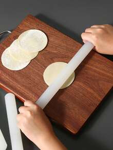 1 pieza Rodillo multiusos de PP, rodillo de masa antiadherente para pastelería, masa de empanadillas, hornear, uso comercial y doméstico