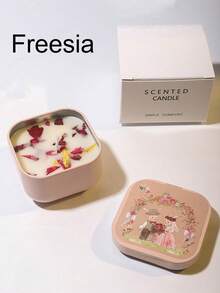 Set Scented Candles, Aromatherapy Candle Set, Scented Candles Gift Set, A Variety Of Scents, Including Rose, Cherry Tomato, Freesia, Citrus, Gift Boxfor Wedding, Birthday, Festivals, Wedding Souvenirs,Aromatherapy Candles For Home, Valentine's Day Gift, Hotel Decoration, Creative Gift Box For Friends & Family.