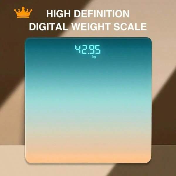Fashion Smart Digital Scale - Large LCD Display, 180kg/396.8lb Capacity, Durable Tempered Glass, Battery Powered (Batteries Not Included), Precise Weighing For Home And Office, Perfect Gift Choice!