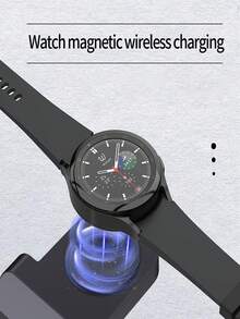 SUONEE 3 In 1 Charging Station US EU UK AU Charger Adapter For Galaxy S25/S24/S23/S22/S21-S9/Note20-9/Z Fold 5 4/Z Flip 5 4/Galaxy A Series Modle Etc, Galaxy Buds Wireless Charger Stand Galaxy Watch 7 6 5 Pro/4/3 - Multicolor - View 3