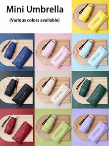 مظلة صغيرة قابلة للطي، مظلة سفر صغيرة مقاومة للماء محمولة، مظلة سفر صغيرة، مظلة متعددة الأغراض صغيرة وقابلة للطي للشمس والمطر (للتنزه/الجيب)، مظلة سفر صغيرة صفراء، مظلة صغيرة محمولة للحماية من الأشعة فوق البنفسجية، ملابس واقية من المطر محمولة للسفر اليومي والأنشطة الخارجية في الأيام الممطرة والشمسية