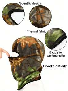 Cold Weather Balaclava Windproof Fleece Hood For Hunting Ski Full Face Mask