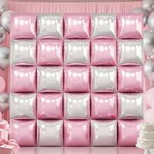 25 pcs Globos Navideños, Rojo y Verde, Decoración para Fiestas para Navidad, Graduación, Cumpleaños, Shower, Novia,, Propuesta, Aniversario etc - Plata rosa - Ver 13