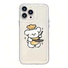 Bear Kitchen Couple Pattern Phone Case For 16/16Plus/16Pro/16Pro Max, 15/15Plus/15Pro/15Pro Max, 14/14Plus/14Pro/14Pro Max, 13/13Pro/13Pro Max, 12/12Pro/12Pro Max,  11/11Pro/11Pro Max Series - Mixed Color 1 - View 7