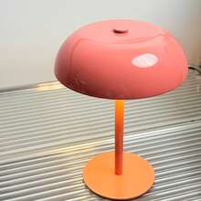 Kexinlighting 1个简约北欧现代风格小型阅读灯，亮度可调触控小型阅读灯，3种色温床头小型阅读灯，便携式氛围小型阅读灯，单色触控LED小型阅读灯 - 菇 - 查看 8