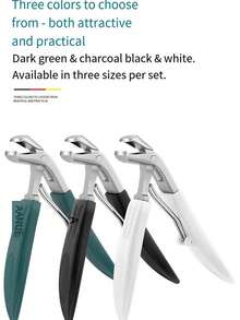 New Curved Tip Pliers, Ingrown Toenail Clippers, Stainless Steel Double-Edged Nail Trimmer, Suitable For Thick Nails, Middle-Aged And Elderly, Home And Pedicure Salon