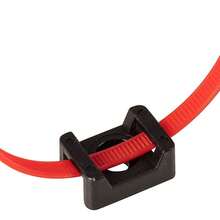 Cable Tie Holder, 100 Pieces Cable Tie Base, M5 Screw Hole, 23 X 16 X 9 Mm, Cable Tie Holder With Solid Bottom For Cable Management, Suitable For Home, Office, Outdoor And Garden.