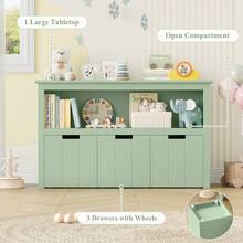 Bookcases, Cabinets & Shelves - Green - View 7