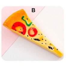 1 pieza Bolígrafo con forma de pan de pizza de 0.5mm, bolígrafo de dibujos animados con temática de comida, creativo y divertido para estudiantes y uso de oficina