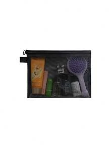 Minimalist Professional Makeup Box With Large Capacity, Beauty Makeup Tool Kit, Bridal Emergency Kit, With Dividers, Portable Makeup Bag With Handles, Durable Waterproof Makeup Storage Box With Zippered Adjustable Support Strap, Suitable For Travel Activities, Professional Makeup Artist Essentials (Detachable Dividers Are Shipped Randomly) Travel Essentials, Holiday Vacation Makeup Organizer Travel Bag For Women Make Up Bag