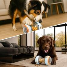 Interactive Dog Treat Dispenser Toy, Large Size Rolling Food Leak Proof Ball, Durable Chew Tooth Healthy Ball, Suitable For All Breeds Slow Feeder Puzzle Pet Toy, Slow Feeding Training Toy, Pet Food Puzzle Toy - màu xanh lá - Xem 8