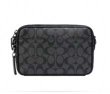 Coach F50715 Crossbody Camera Bag, Black/Grey - Dark Grey - View 3