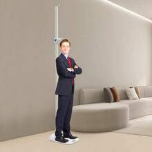 Rainaut Height Measuring Rod, Free-Standing Height Measuring Tool, Height Measuring Tool For Office/Home/Adults/Kids - White - View 4