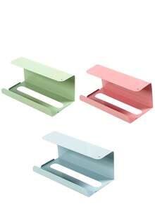 Stainless Steel Kitchen Paper Towel Holder - No Drilling Required Adhesive Installation, Space Saving, Suitable For Cabinets And Drawers, Rust-Resistant Powder Coated Design, Easy Paper Towel Dispensing, Suitable For Home And Office, Kitchen Organization, Sleek And Stylish Appearance, Smooth Surface.