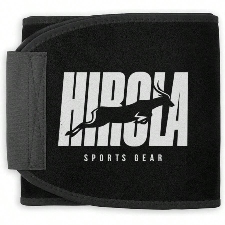 Hirola Faja Reductora de Cintura, Cinturón Adelgazante, Banda de Sudoración Aumenta la Temperatura del Estómago para Reducir el Peso del Agua, Faja para Gym, Faja para Mujer - Negro - Ver 1